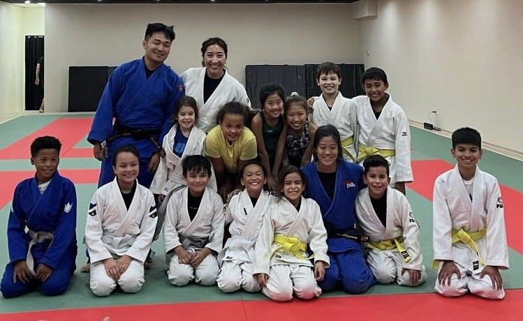 Kids Judo class at San Diego Judo